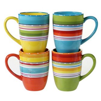 Certified International Mariachi 4 pc Mug Set