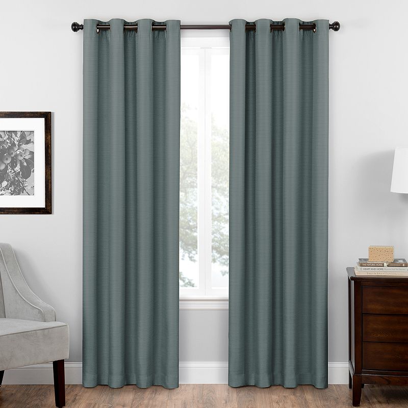 UPC 885308345202 product image for Eclipse Bryson Blackout Window Curtain, Blue, 52X95 | upcitemdb.com