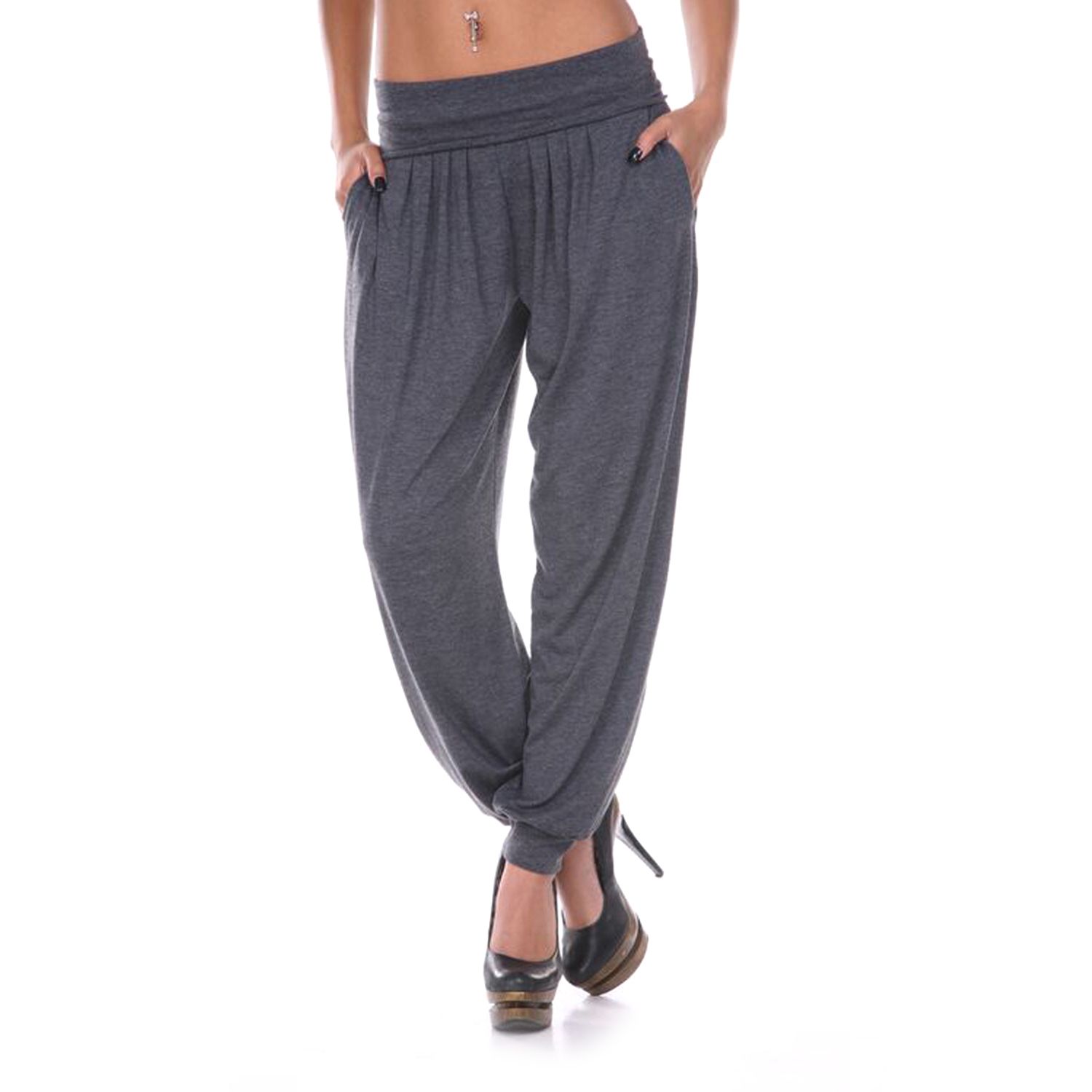 gray jogger pants womens