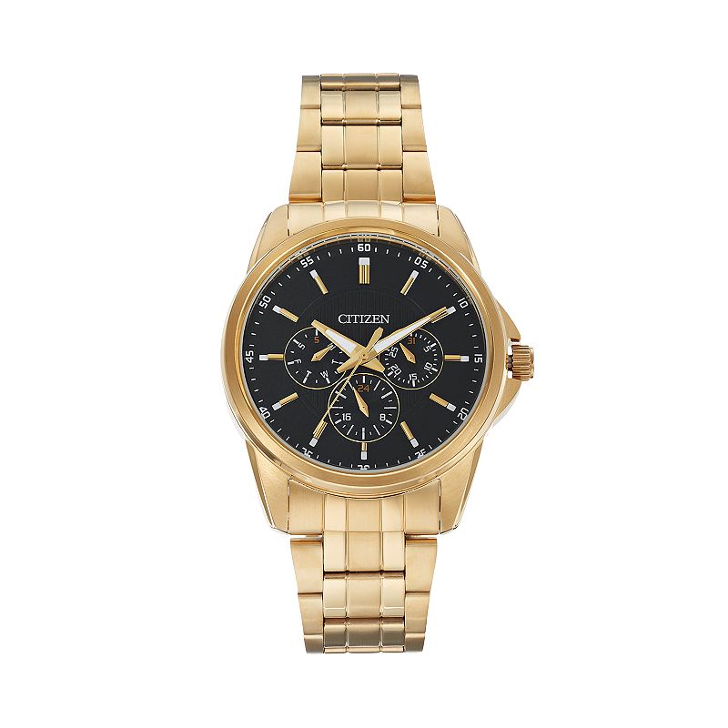 Citizen Men's Stainless Steel Watch, Gold Tone