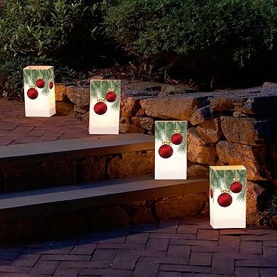 LumaBase Luminarias 24-Piece Christmas Ornament Bags