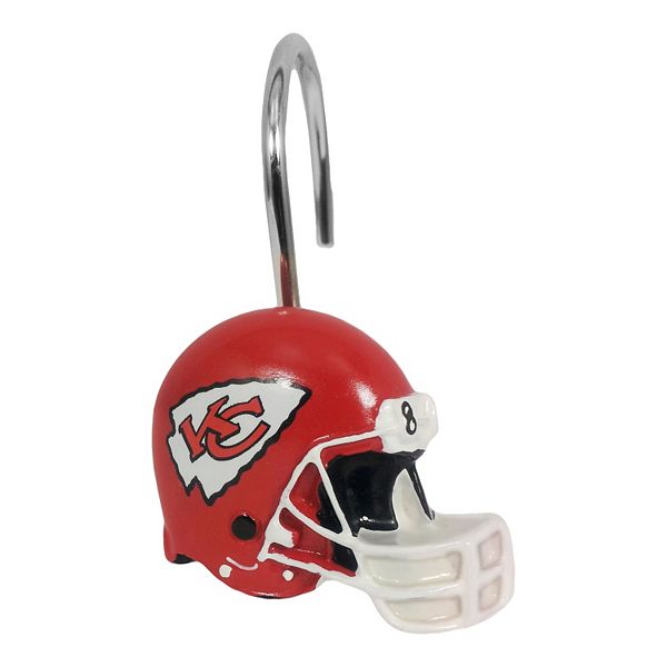 Kansas City Chiefs 12 Pack Shower Curtain Hooks