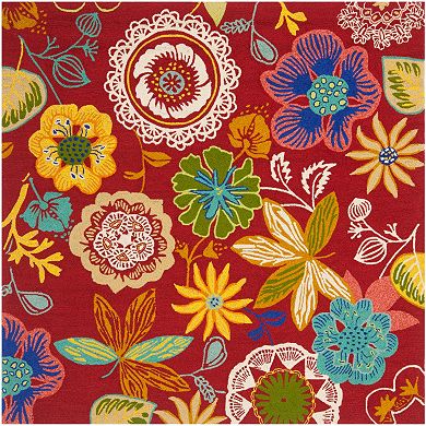 Safavieh Four Seasons Lauderhill Floral Indoor Outdoor Rug