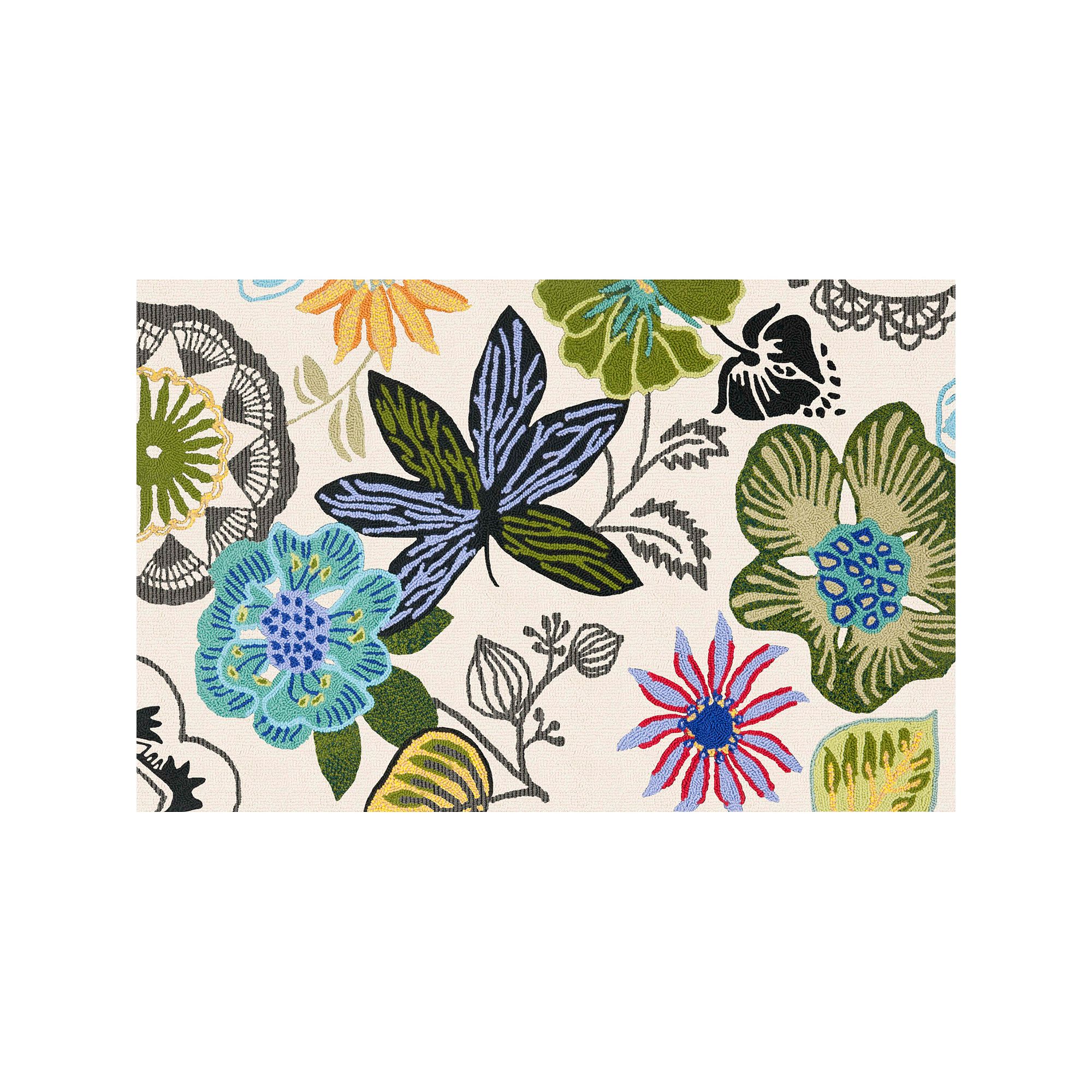 Safavieh Four Seasons Lauderhill Floral Indoor Outdoor Rug, Ivory Team