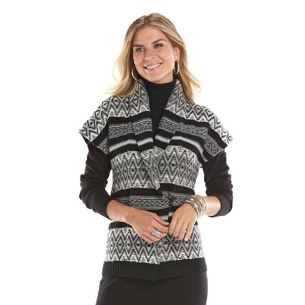 Women's Chaps ShawlCollar Cardigan Sweater
