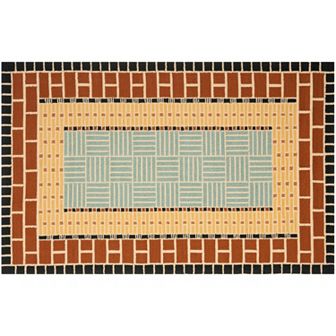 Safavieh Four Seasons Marianna Framed Geometric Indoor Outdoor Rug