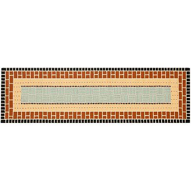 Safavieh Four Seasons Marianna Framed Geometric Indoor Outdoor Rug