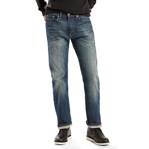 Levi's 505 Regular-Fit Stretch Jeans - Men