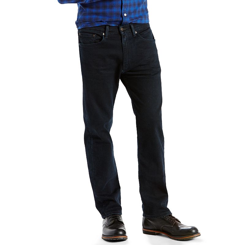 Men's Levi's® 505™ Regular-Fit Stretch Jeans, Size: 36X30, Dark Blue ...