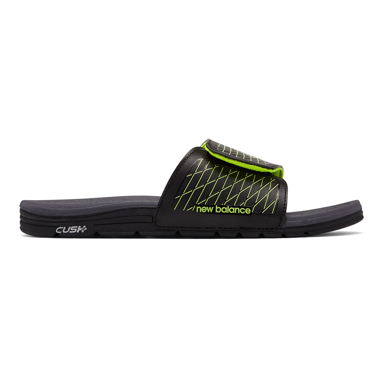 new balance men's cush  slide sandal