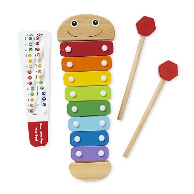 Melissa & Doug Wooden Caterpillar Xylophone