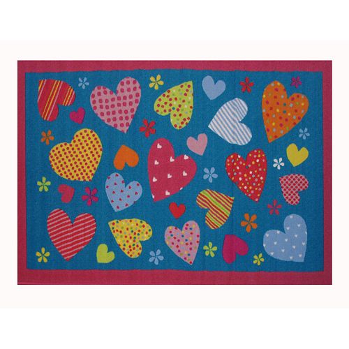 Fun Rugs Fun Time Hearts Rug