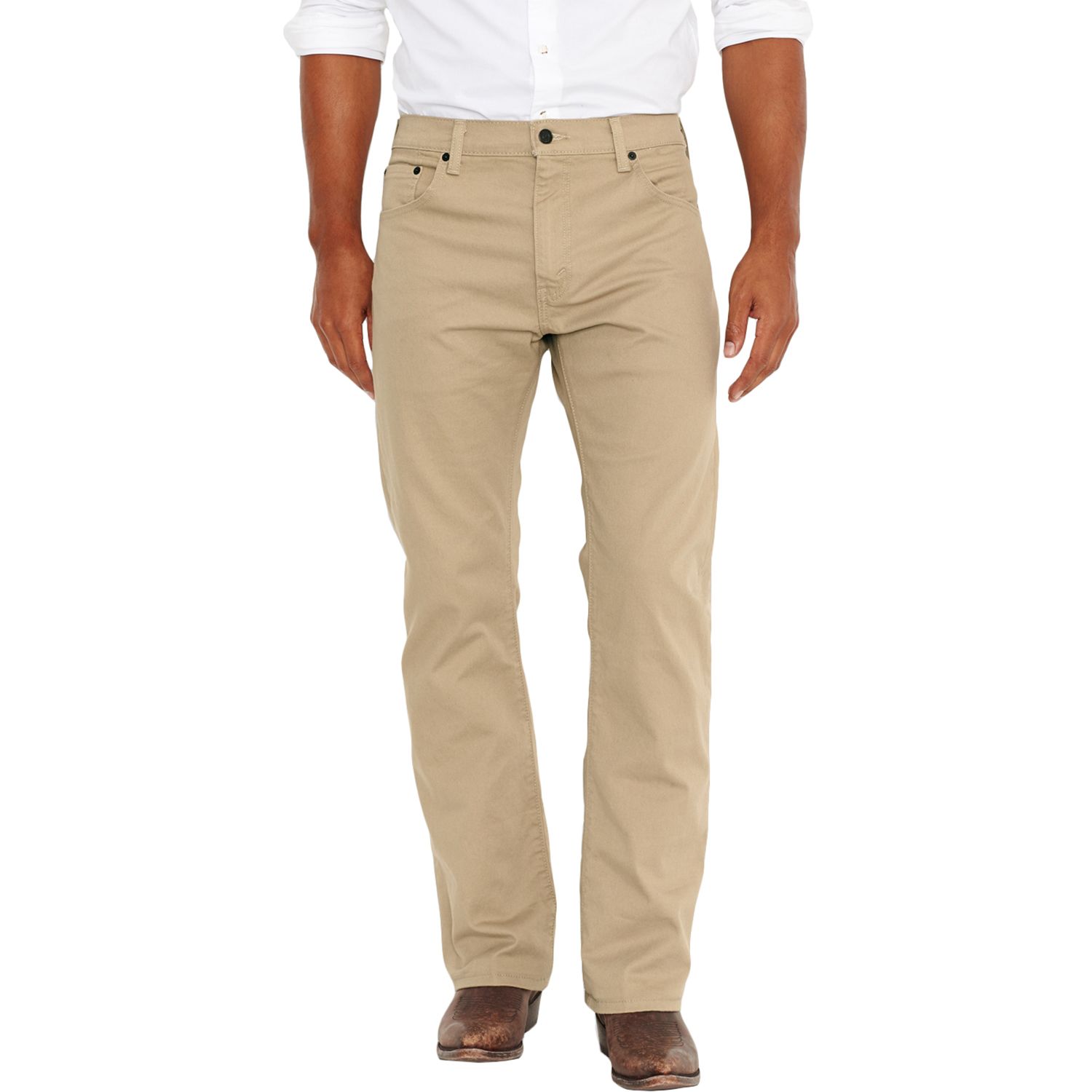 mens tan bootcut jeans