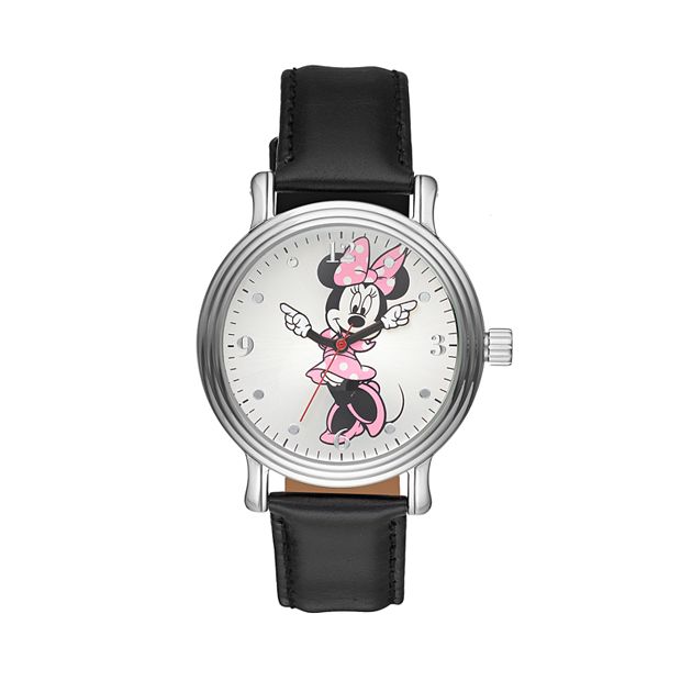 Disney s Minnie Mouse Women s Leather Watch