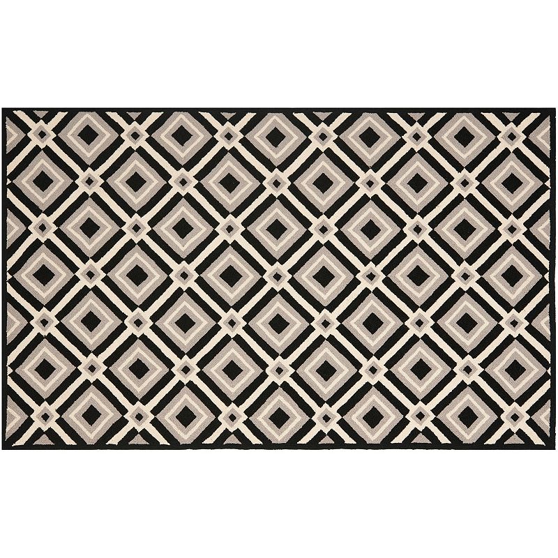 Safavieh Four Seasons Vernon Geometric Indoor Outdoor Rug, Multicolor, 5X8 Ft