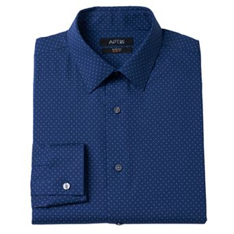 Apt. 9® Slim-Fit Patterned Dress Shirt - Men