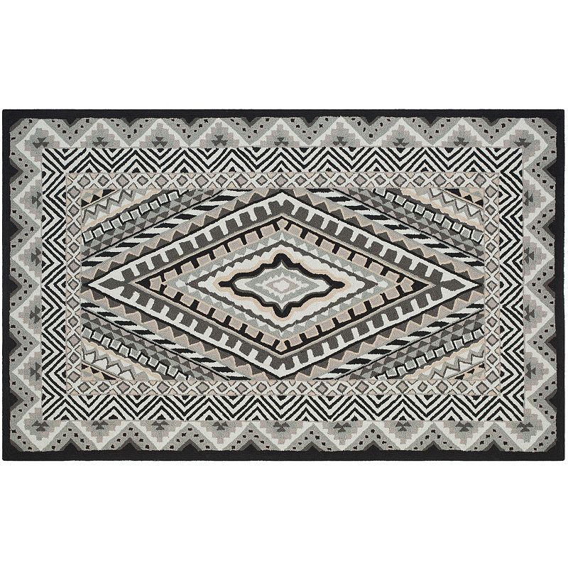 Safavieh Four Seasons Albertson Framed Geometric Indoor Outdoor Rug, Multicolor, 8X10 Ft