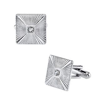 1928 Textured Square Cuff Links