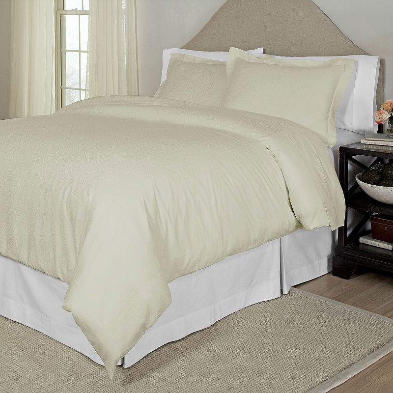 46445041 Pointehaven 300-Thread Count Printed Duvet Cover S sku 46445041