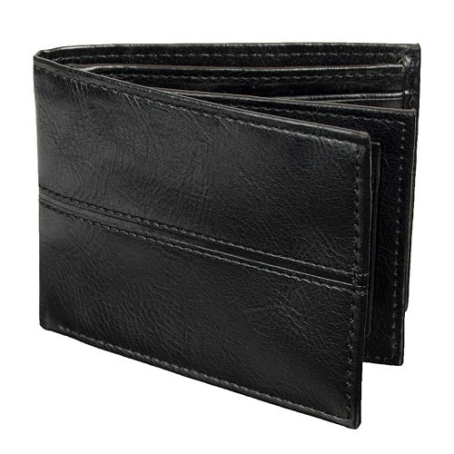 Croft & Barrow® Extra Capacity Middle Stitch Slimfold Wallet