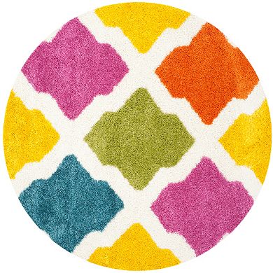 Safavieh Kids Razzle Dazzle Geometric Shag Rug