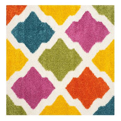 Safavieh Kids Razzle Dazzle Geometric Shag Rug