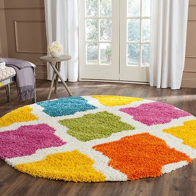 Safavieh Kids Razzle Dazzle Geometric Shag Rug