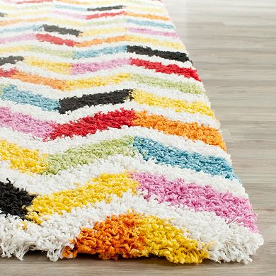 Safavieh Kids Kaleidoscope Chevron Shag Rug