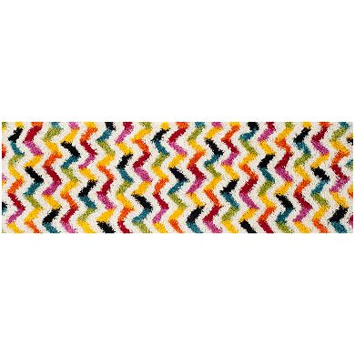 Safavieh Kids Kaleidoscope Chevron Shag Rug