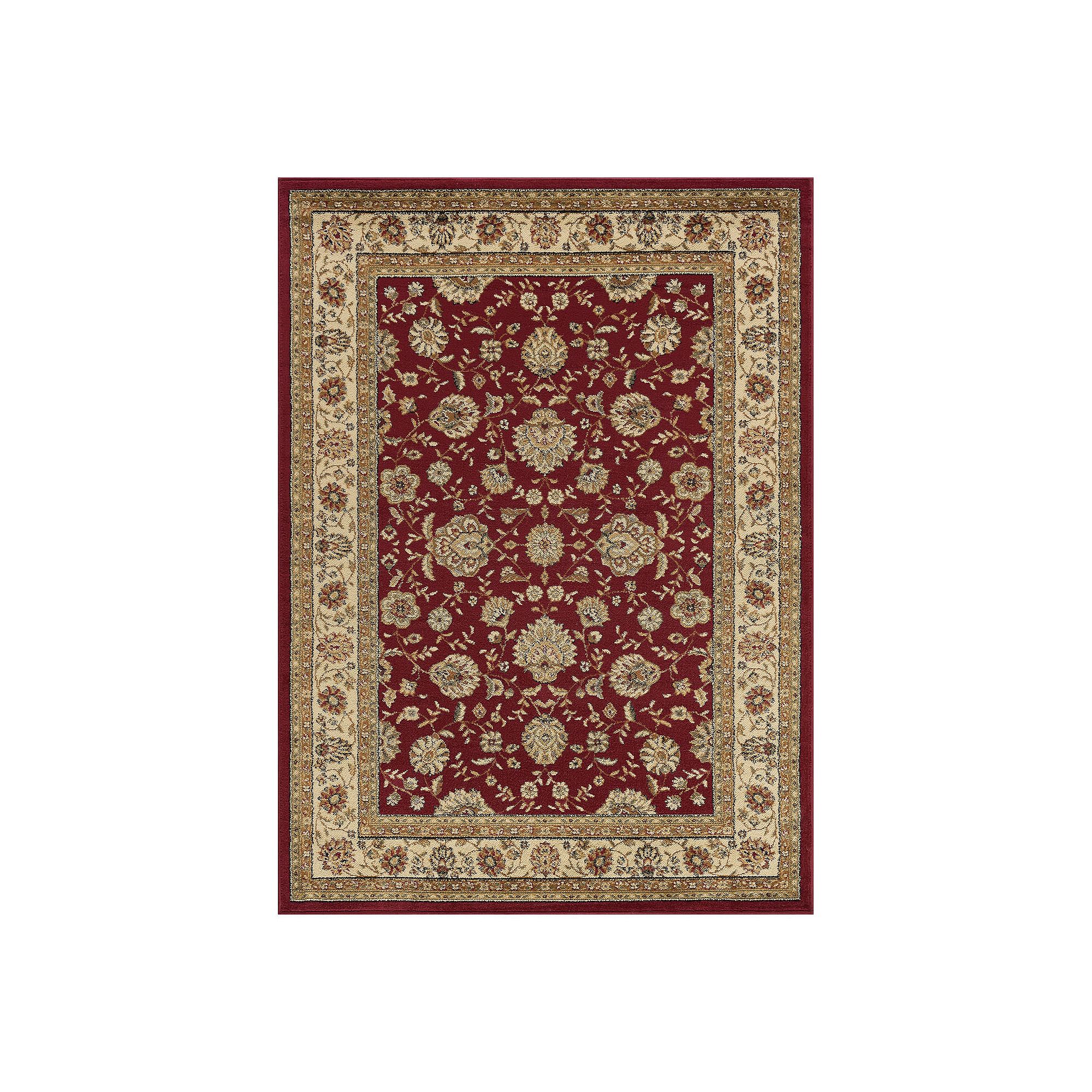 KHL Rugs Traditional Floral Rug, Red