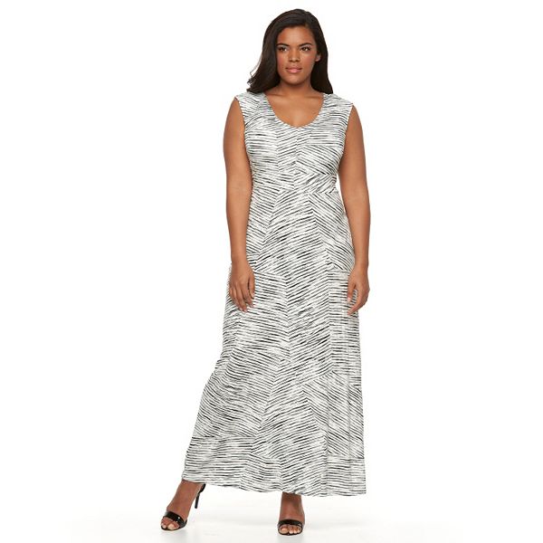 Plus Size Apt. 9® Striped Maxi Dress