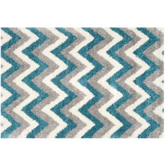Safavieh Kids Jagged Edge Chevron Shag Rug