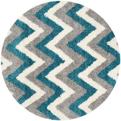 Safavieh Kids Jagged Edge Chevron Shag Rug