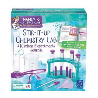 Educational Insights Nancy B's Science Club Stir-it-Up Chemistry Lab & Kitchen Experiments Journal