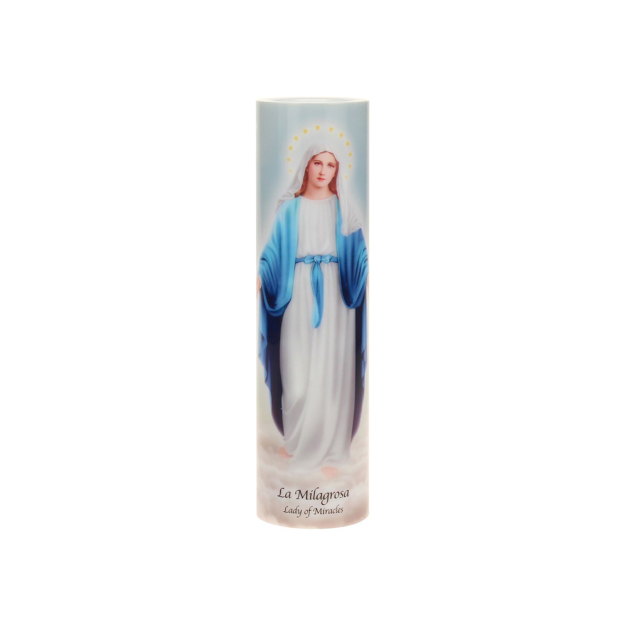 The Saints Collection Lady of Miracles Flameless LED Prayer Candle