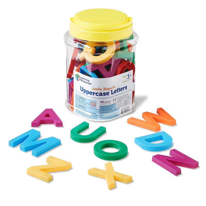 46454002 Learning Resources Jumbo Uppercase Magnetic Letter sku 46454002