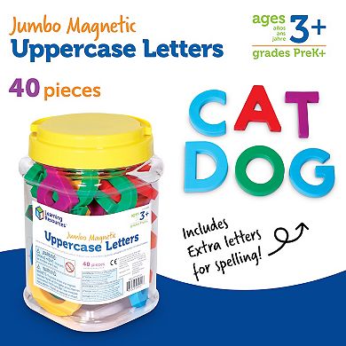 Learning Resources Jumbo Uppercase Magnetic Letters