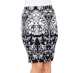 Kohls white pencil skirt sale