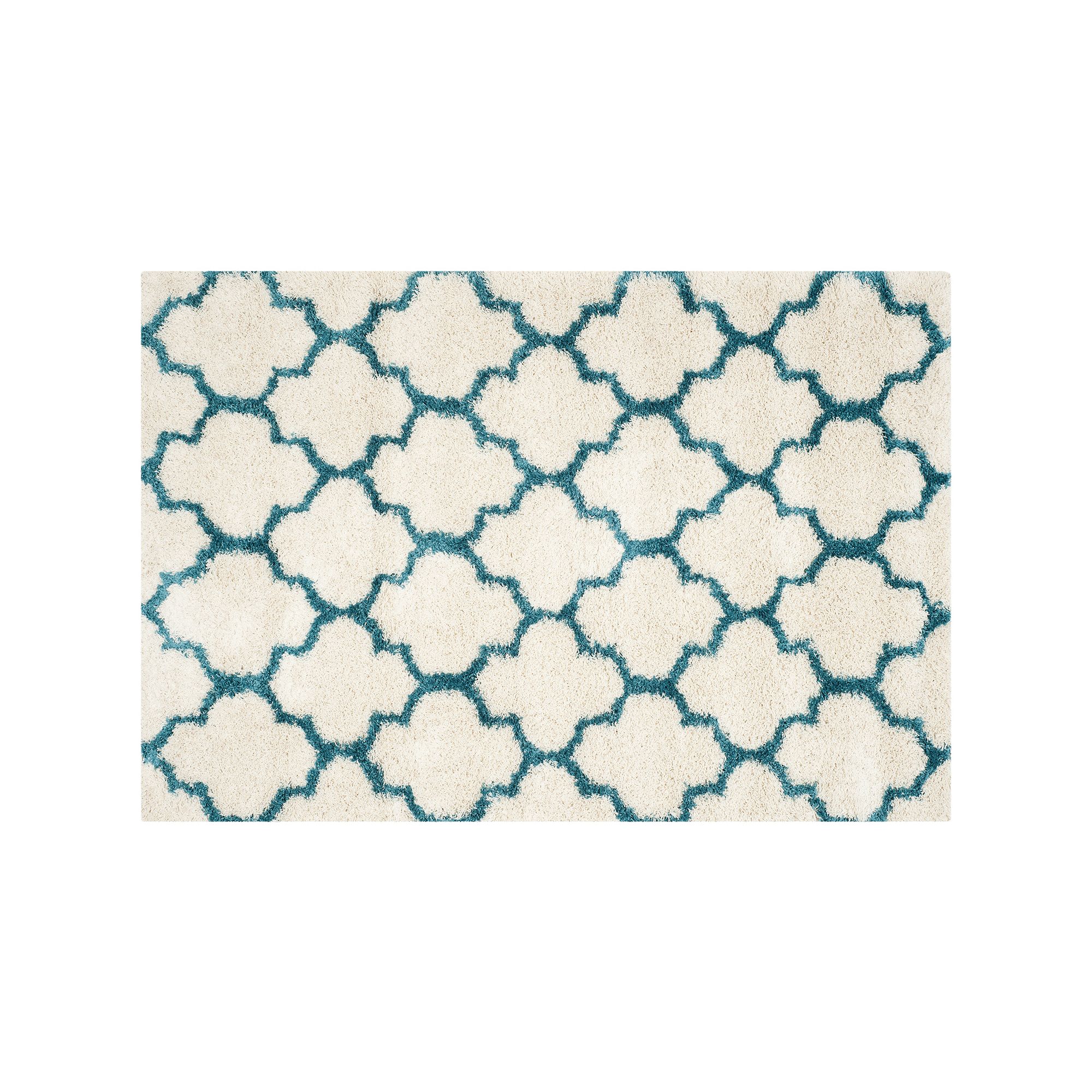 Safavieh Kids Geo Shag Rug, Ivory Blue