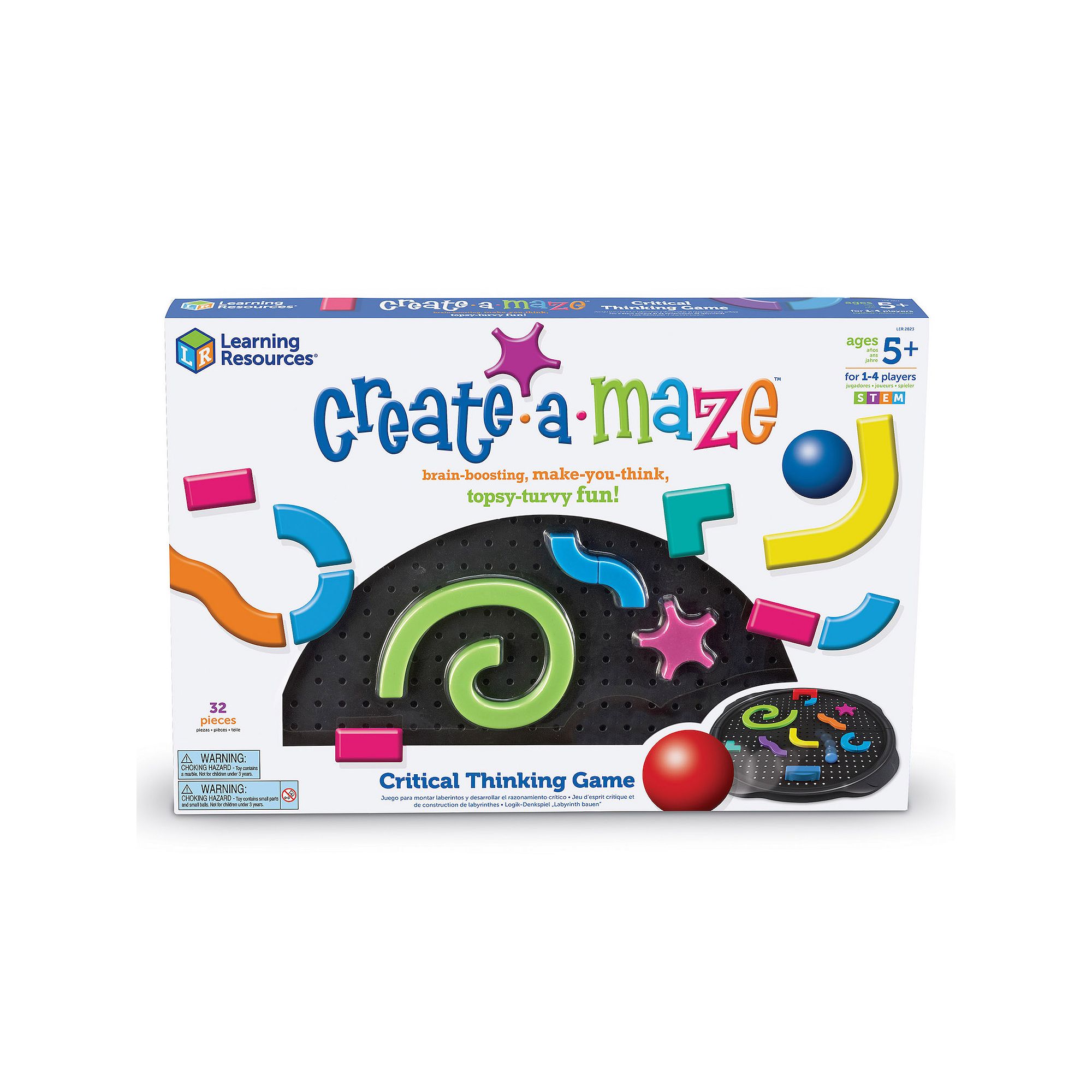 Learning Resources Create-a-Maze, Multicolor