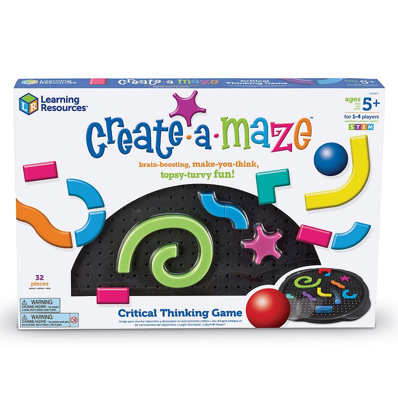 Learning Resources Create-a-Maze, Multicolor