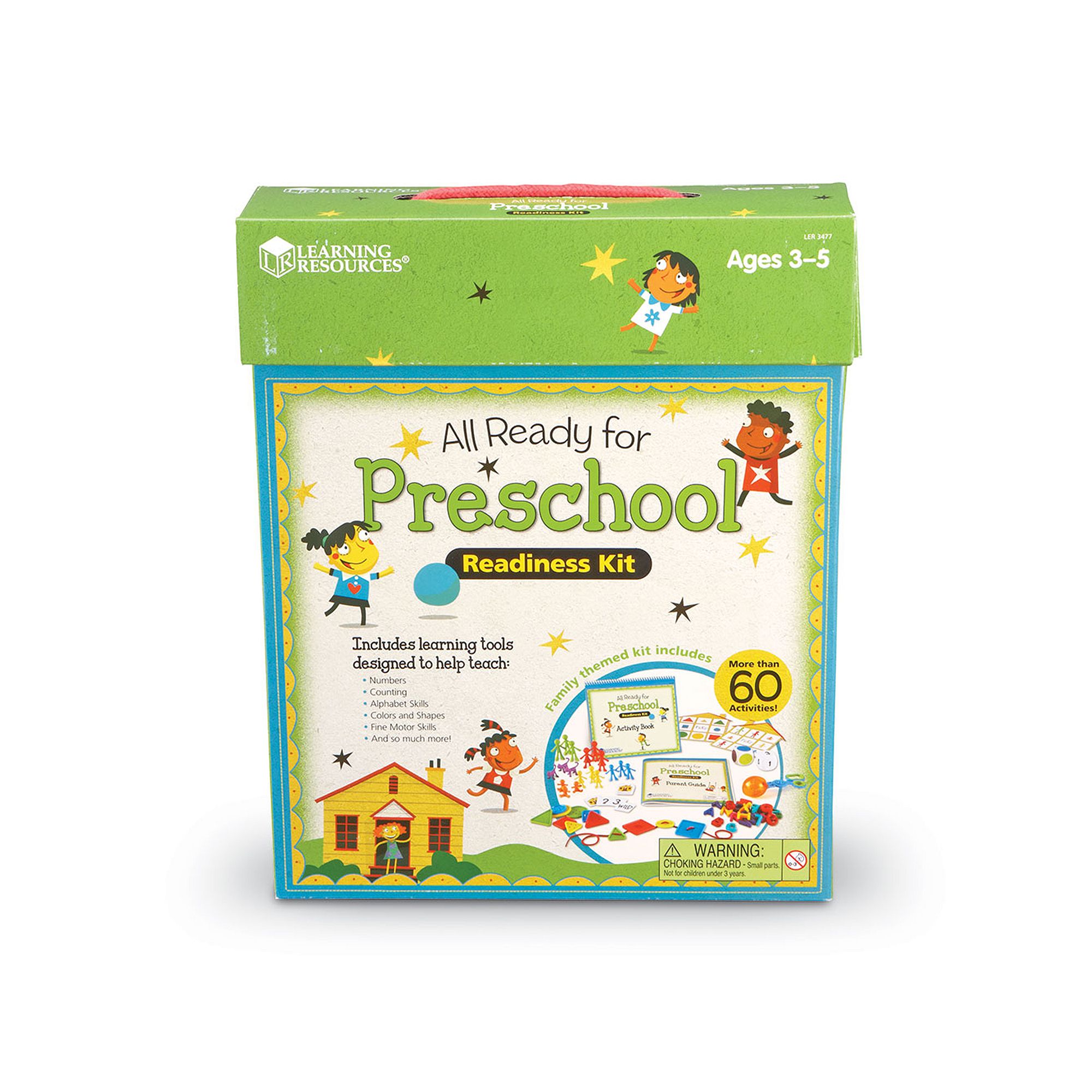 Learning Resources All Ready For Preschool Readiness Kit, Multicolor