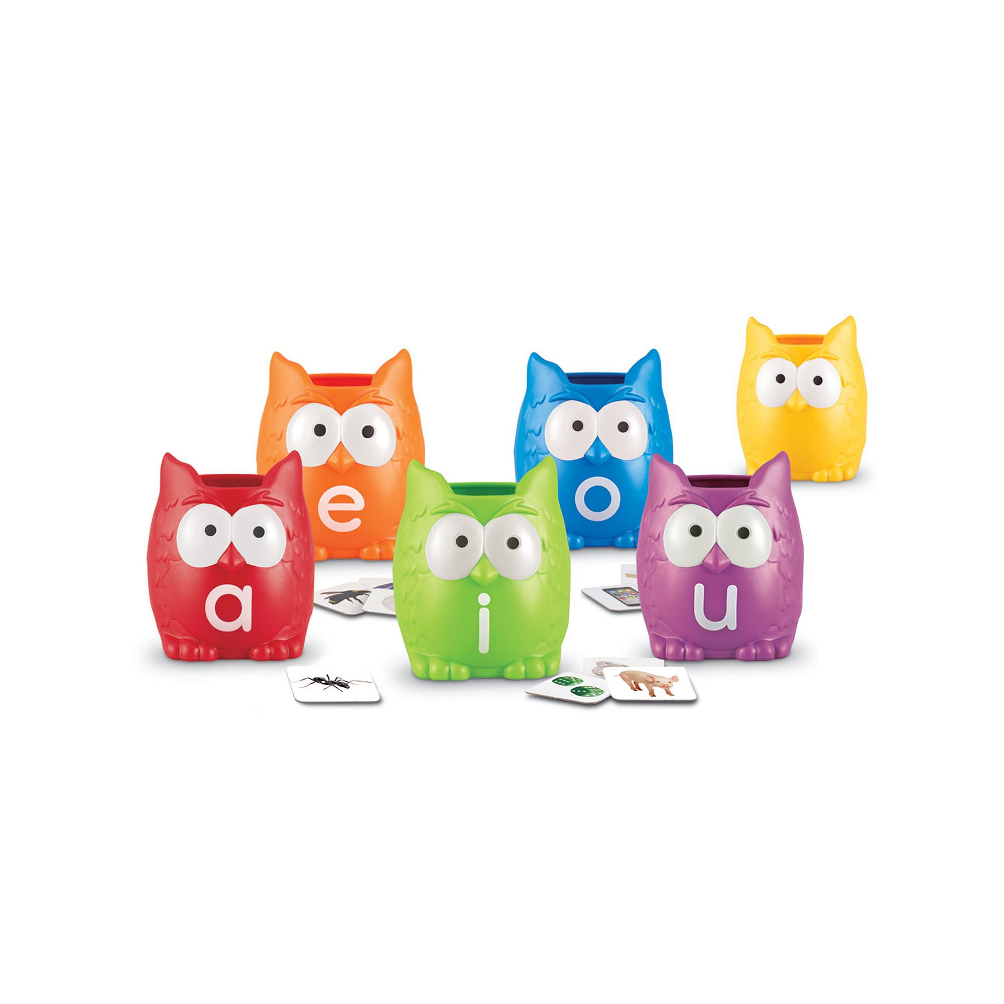 Learning Resources Vowel Owls Sorting Set, Multicolor