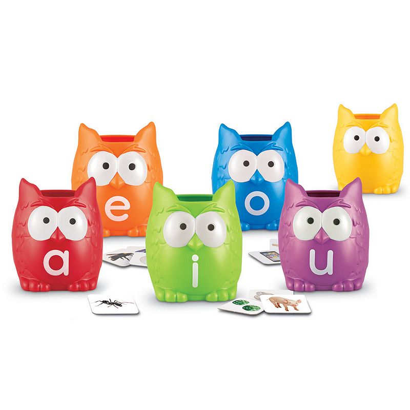 Learning Resources Vowel Owls Sorting Set, Multicolor