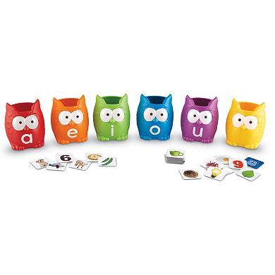 Learning Resources Vowel Owls Sorting Set