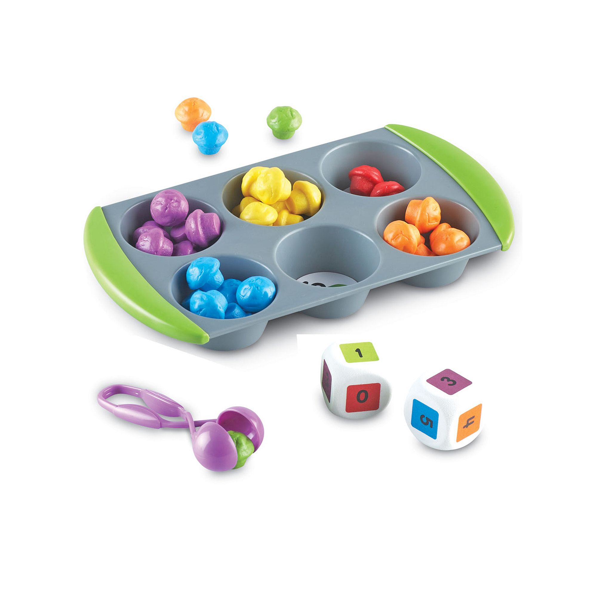 Learning Resources Mini Muffin Match Up Math Activity Set, Multicolor