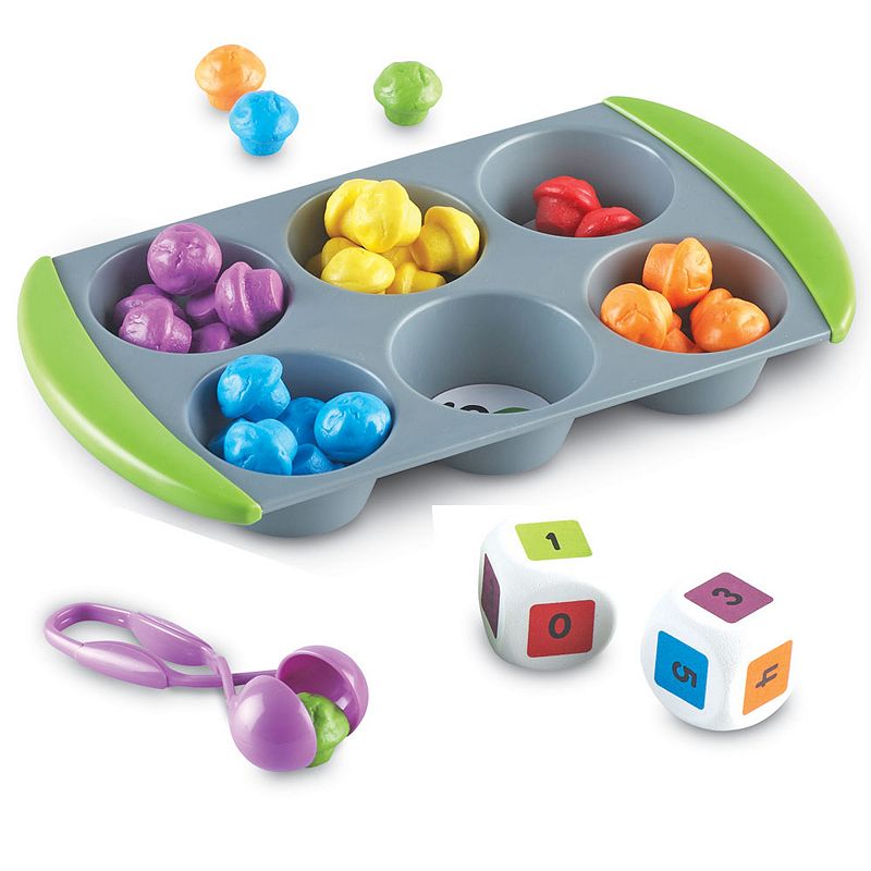 Learning Resources Mini Muffin Match Up Math Activity Set, Multicolor
