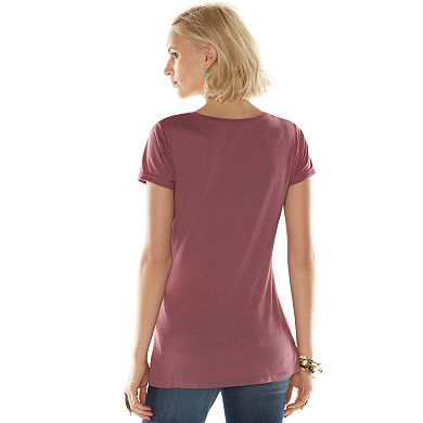 Women's Rock & Republic® High-Low Hem Tee