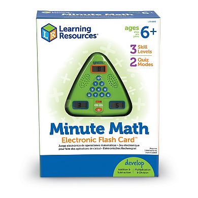 Learning Resources Minute Math Electronic Flash Card