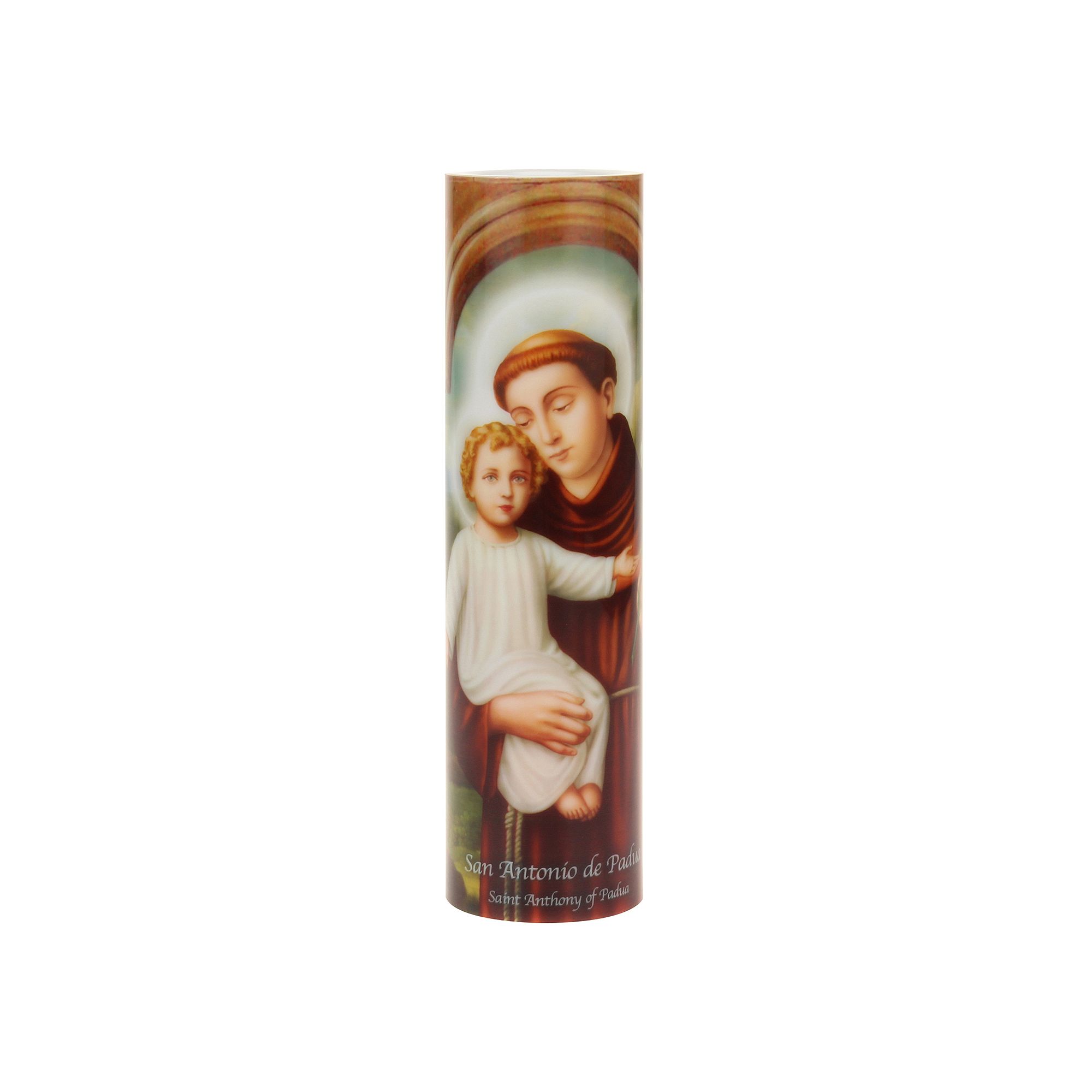 The Saints Collection St. Anthony Flameless LED Prayer Candle, St Anthony